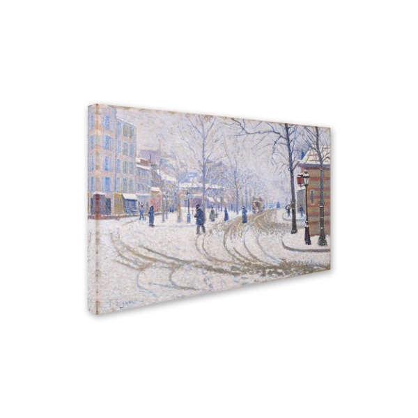 Paul Signac 'Snow Boulevard De Clichy Paris' Canvas Art,22x32